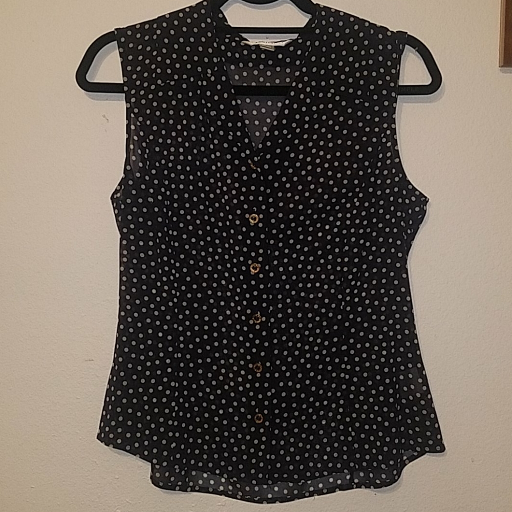 Navy blue st. John blouse